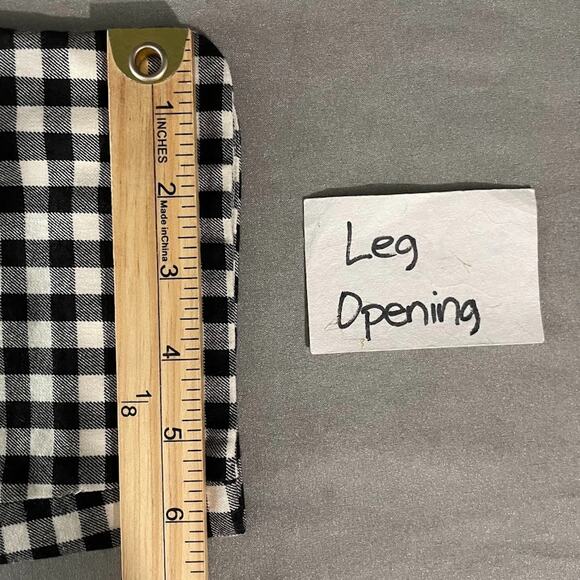 Talbots Chatham Ankle Pants Size 12 Petite Black White Gingham Preppy Pin Up - Picture 14 of 14